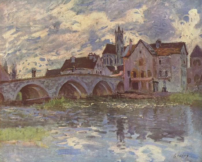 Alfred Sisley Pont de Moret-sur-Loing France oil painting art